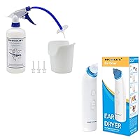 BOCOOLIFE Ear Wax Removal Ear Cleaning Kit Ear Irrigation Flushing Kit with BOCOOLIFE Ear Dryer for Swimmers for Ear Cleaning Perfect Ear Wax Rmove Kit At Your Home
