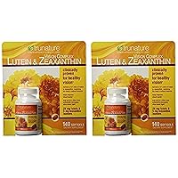 Trunature Vision Complex Lutein and Zeaxanthin Supplement, 140 Count (2 Packs)