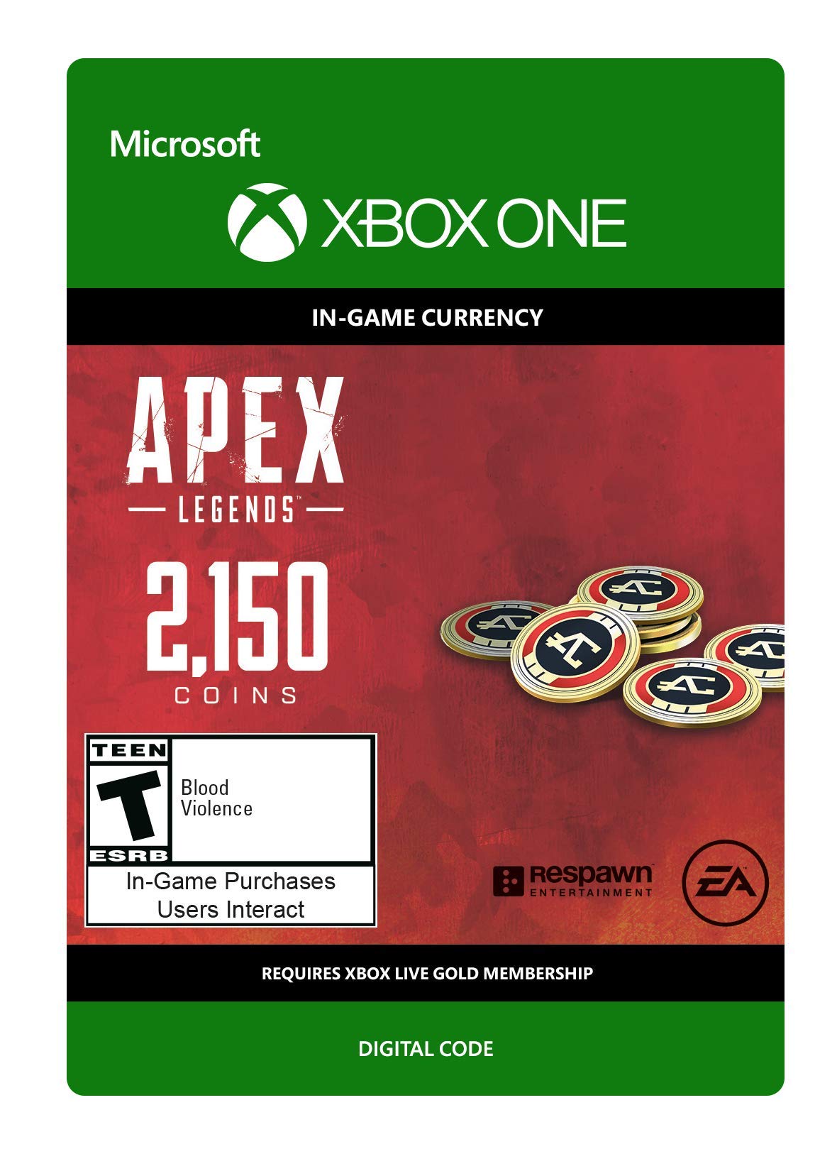 APEX Legends: 2150 Coins - Xbox One [Digital Code]