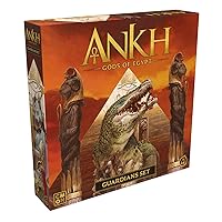 Ankh Gods of Egypt Board Game Guardians EXPANSION - Harness Divine Allies with Unique Abilities, Strategy Game for Kids and Adults, Ages 14+, 2-5 Players, 90 Minute Playtime, Made by CMON