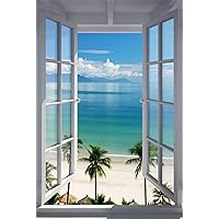 Beach Window Poster (24