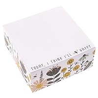Karma, Block Notepad, 500 Sheet Memo Paper Cube, Non-Sticky Memo Pad Cube for Office, and Home, Bee