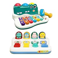 Baby Learning Toy Bundle | Hammer Pounding Toys for Toddler 1-3 Boys Girls