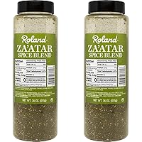 Roland Foods Za'atar Spice Blend, Specialty Imported Food, 16-Ounce Bottle (Pack of 2)