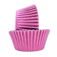 Standard Baking Cups Greaseproof Professional Grade For Cupcakes and Muffins, Orchid Solid, Pack of 40