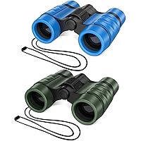 Binoculars for Kids Toys Gifts for Age 3-12 Years Old Boys Girls Kids Telescope Outdoor Toys for Sports and Outside Play Hiking, Bird Watching, Travel, Camping, Birthday Presents (Set of 2)