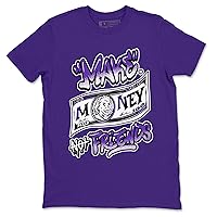 Court Purple Design Make Money Not Friends Sneaker Matching T-Shirt
