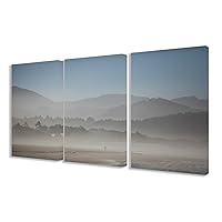 Stupell Home Décor Sierras Solitude Photograph Triptych Stretched Canvas Wall Art Set, 16 x 1.5 x 24, Proudly Made in USA