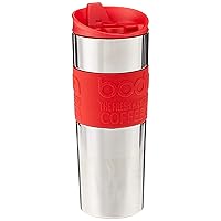 Bodum, Travel Thermal French Press Red 15 Ounce