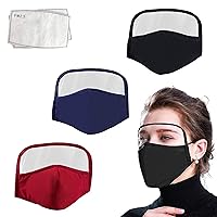 ASA TECHMED Cotton Outdoor Haze Dust Face Health Protection Face Macks with Eyes Bandana + 2 Filters
