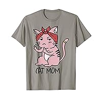 Funny Cat Best Cat Mom Ever Meow with my Cat Mother's Day T-Shirt