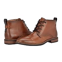 Tommy Hilfiger Men's Veryl Boot, Medium Brown Burnished 110, 11M