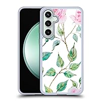 Head Case Designs Officially Licensed Haroulita Thorns Flower Mix Soft Gel Case Compatible with Samsung Galaxy S23 FE 5G