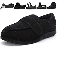 Women Men Adjustable Velco Extra Wide Shoes Swollen Feet Diabetic Edema Boots Slippers Indoor Outdoor Sandals Unisex Large Size 5-14