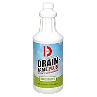 Big D 501 Drain-Tame Plus Drain & Floor Maintainer, 1 Quart (Pack of 12) - Digests grease, proteins, fats, oils, waste - Ideal for use in grease traps, restaurants, septic systems and institutional floors