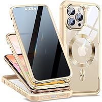 [CD Loop+Privacy Screen Protector]Magnetic Case for iPhone 11 Pro Max Case,[Military Grade Protection] Anti-peep Privacy Screen Double Sided 9H Glass Compatible with MagSafe Case for iPhone 11 Pro Max