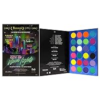 RUDE - City of Neon Lights - 24 Vibrant Pigment & Eyeshadow Palette