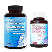 BioEmblem Triple Magnesium Complex Beauty Probiotics