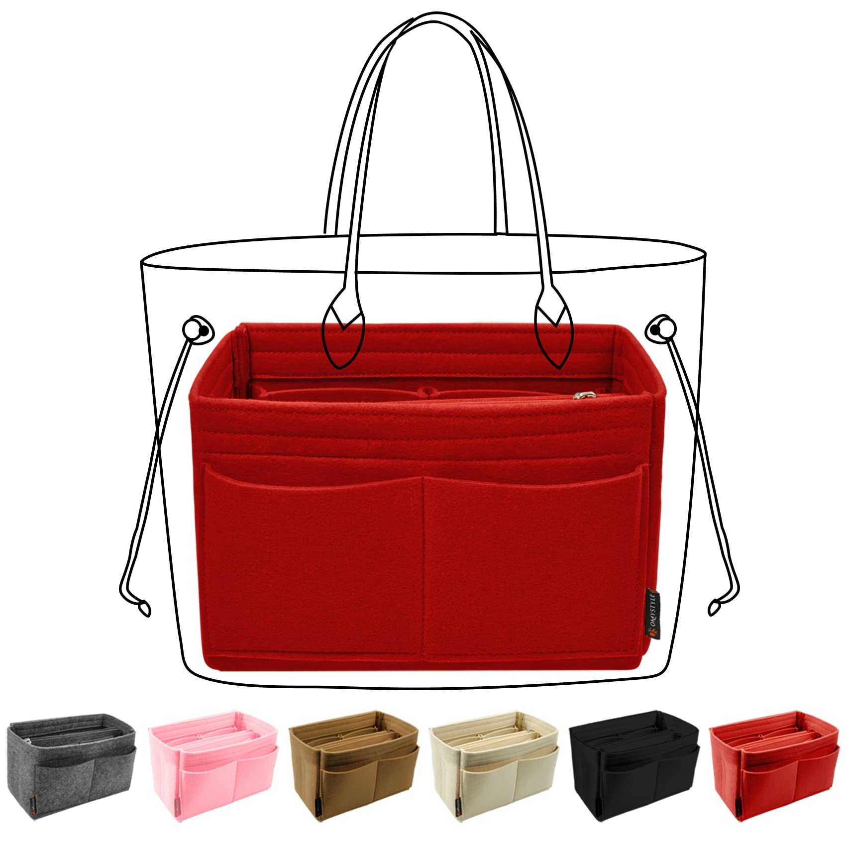 Crossbody Tote Bag Organizer Insert - multiple options – Sorelle Gifts