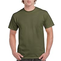 Gildan Men's G2000 Ultra Cotton Adult T-shirt, Military Green, Medium