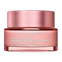Clarins NEW Multi-Active Day Moisturizer with Niacinamide | Smooth Fine Lines | Visibly Tighten Pores | Even Tone and Texture | Boost Glow | Strengthen Moisture Barrier | Dry Skin Type | 1.7 Ounces
