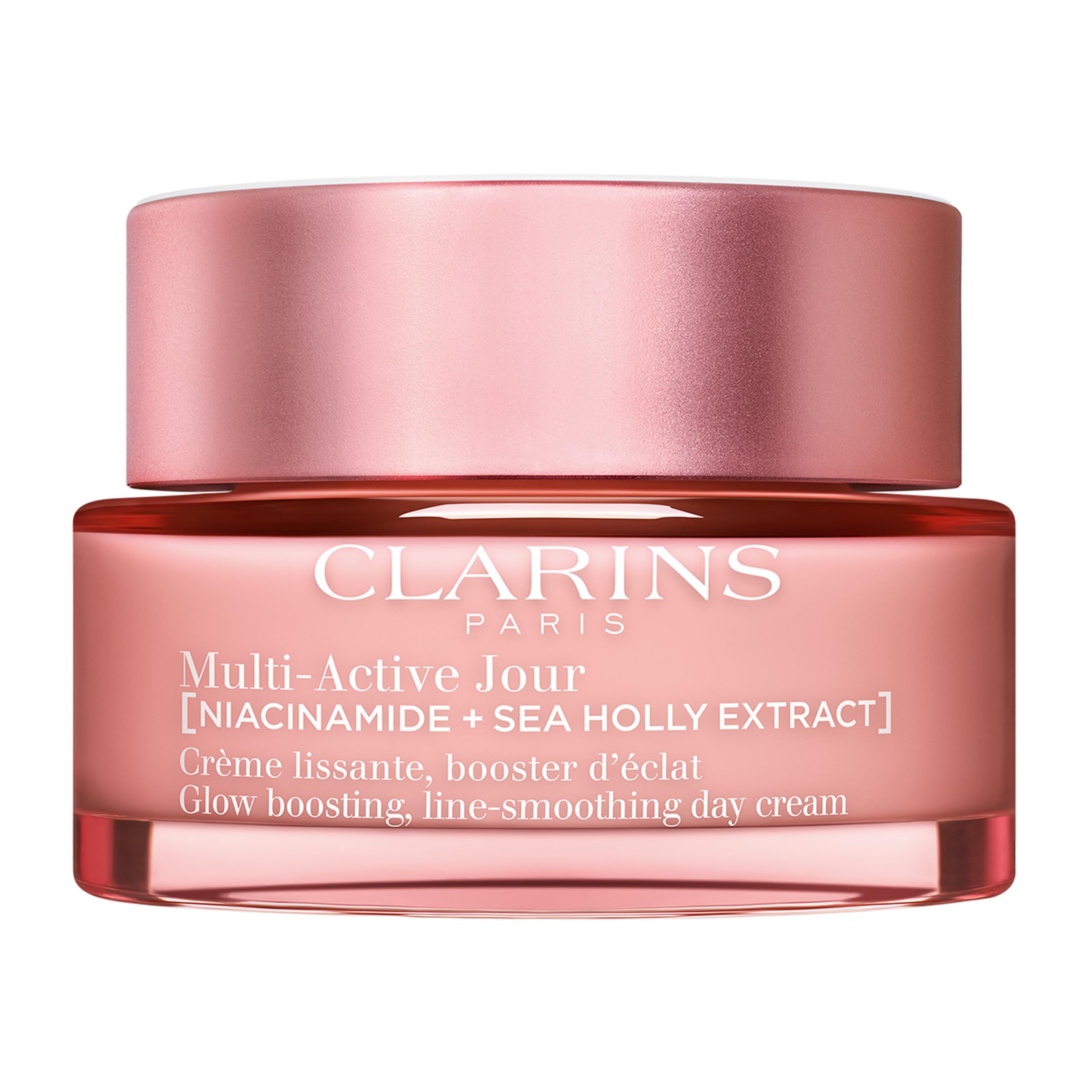 Clarins NEW Multi-Active Day Moisturizer with Niacinamide | Smooth Fine Lines | Visibly Tighten Pores | Even Tone and Texture | Boost Glow | Strengthen Moisture Barrier | All Skin Types | 1.7 Ounces