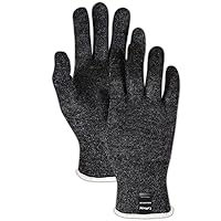 MAGID AXB100 CutMaster Aramax Lightweight Seamless Machine Knit Glove, Work, Size 9, Black (One Dozen)