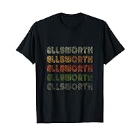 Love Heart Ellsworth Tee Vintage Style Black Ellsworth T-Shirt