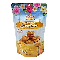 Diamond Bakery Hawaiian Cookies Cornflake with Macadamia Nuts 4.5 oz (127g) Resealable Pouch