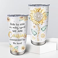 Cousin Gifts, Gifts for Cousins, Cousin Gifts for Women, Birthday Gifts for Cousins Female, Cousin Birthday Gift 20oz Tumbler 1Pc, Best Cousin Gift for Men Girl Kids, Cool Gifts Idea for Cousin