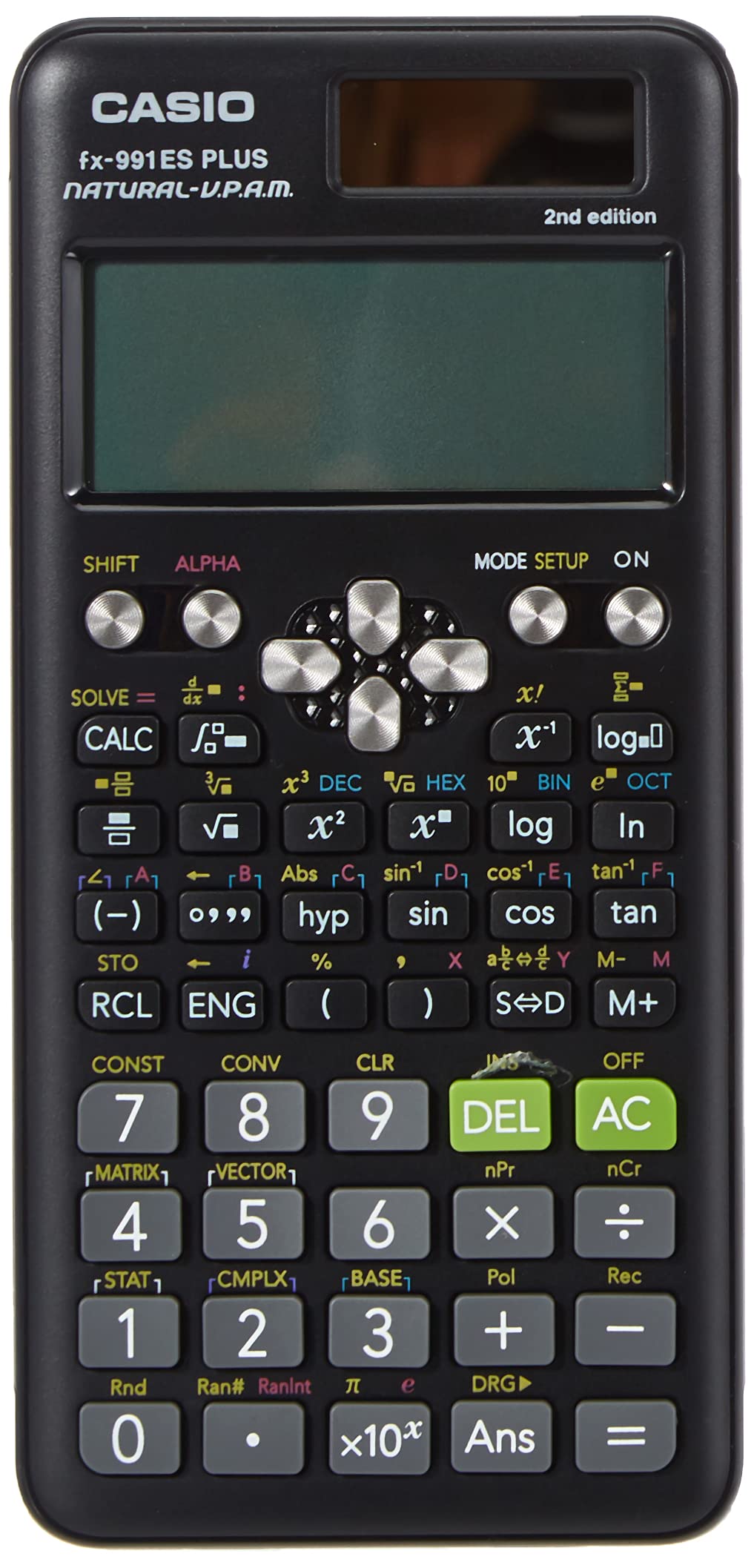 Casio fx-991ES Plus 2 Scientific Calculator with 417 Functions and Display, Natural