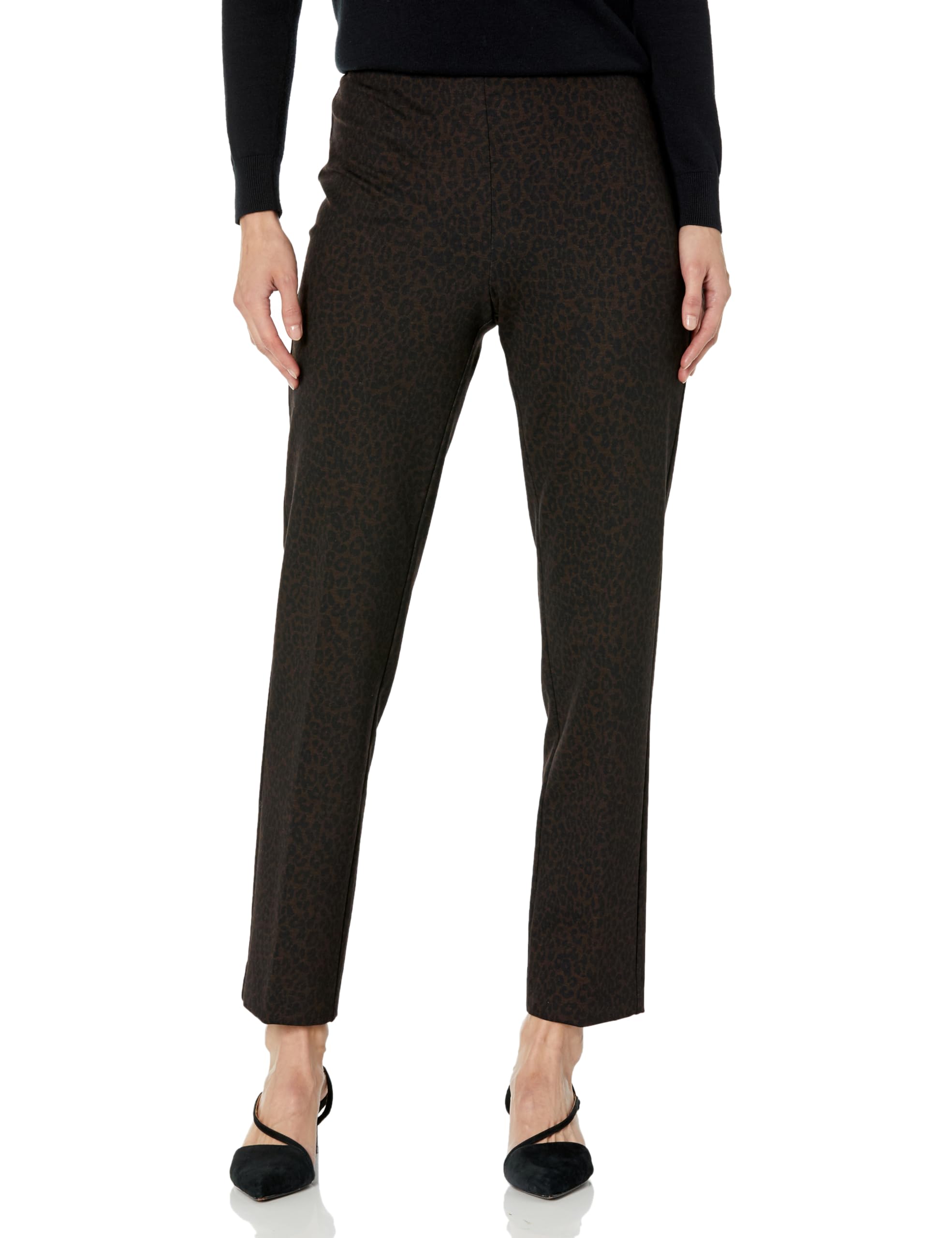 Anne Klein Women's Pull on Hollywood Waist Straight Ankle Pant