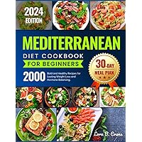 Mediterranean Diet Cookbook for Beginners: 2000 Bold and Healthy Recipes for Lasting Weight Loss and Hormone Balancing, 30-Day Meal Plan to Help You Build Healthy Habits Mediterranean Diet Cookbook for Beginners: 2000 Bold and Healthy Recipes for Lasting Weight Loss and Hormone Balancing, 30-Day Meal Plan to Help You Build Healthy Habits Paperback