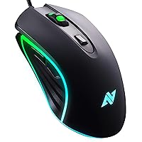 AM6 AM8 Gaming Mouse 4Dpi Levels (800, 1600, 2400, 3200) I Programmable Buttons I Wired Ergonomic USB Mouse (M30)