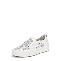 Vionic Women's Sneaker Kimmie Perf- Comfortable Slip Ons That Includes a Built-in Arch Support White Leather 11 Wide