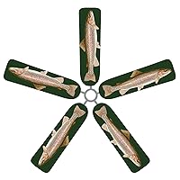 Rainbow Trout Ceiling Fan Blade Covers