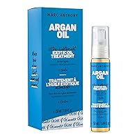 Exotic Argan Oil Treatment with Keratin - Ultra-Lightweight Hair Oil Treatment Hydrates & Strengthens for Shiny, Healthy-Looking Hair for All Hair Types - Sulfate & Paraben Free