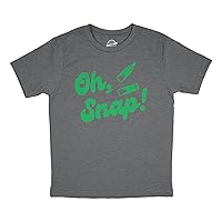 Youth Oh Snap Funny Broken Coloring Crayons Joke Tee for Kids