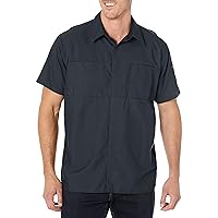 Red Kap Men's Short Sleeve Performance Plus Shop Shirt with Oilblok Technology