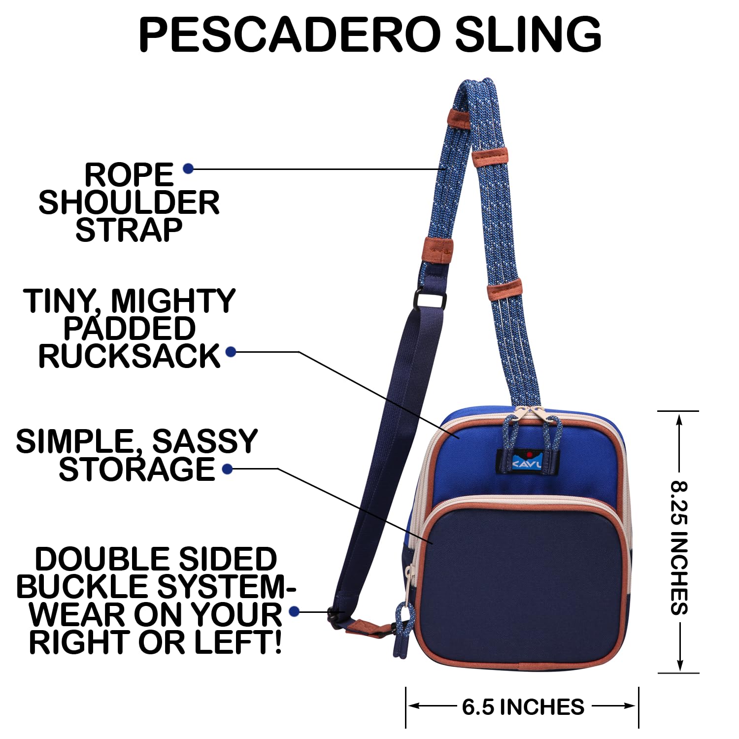 KAVU Pescadero Sling Mini Rucksack - Mountaineer