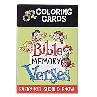 52 Coloring Cards for Kids: Bible Memory Verses Every Kid Should Know 52 Coloring Cards for Kids: Bible Memory Verses Every Kid Should Know Hardcover