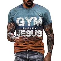 I Can't but I Know a Guy Jesus T-Shirt for Men Short Sleeve Tops Funny Christian T-Shirts