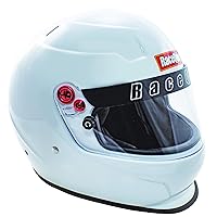 RaceQuip Full Face Helmet PRO20 Series Snell SA2020 Rated Gloss White Small 276112