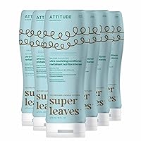 ATTITUDE Ultra-Nourishing Shampoo for Curly Hair with Shea Butter, EWG Verified, Vegan and Naturally Derived 4a, 4b, 4c Curl Type, Deeply Nourishes Curls, 16 Fl Oz (Pack of 6)