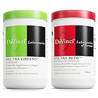 DAVINCI Labs Powerful Powders Bundle: Spectra Greens (356.25g) & Spectra Reds (324.9g) - Helps Support Gut Health, Immune System, Brain Health & More* - Vegetarian - 30 Servings