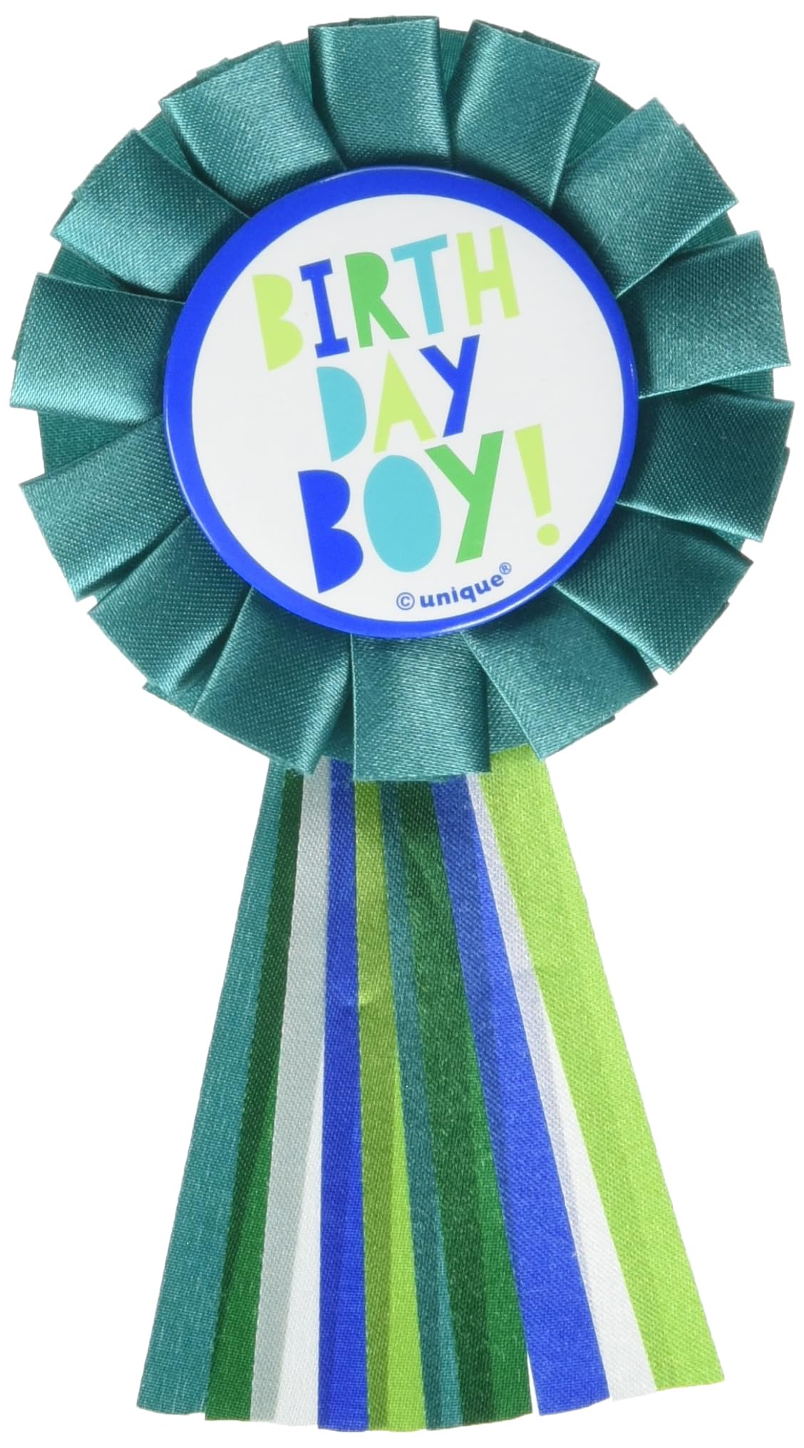 Blue & Green Birthday Boy Badge - 6