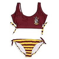 INTIMO Harry Potter Girls' Hogwarts All Houses Wizarding World Swimsuit Bikini Bathing Suit
