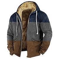 Men's Zipper Jacket Hoodie Retro Print Jacket And Autumn Casual Trend Hooded Jacket Cropped Puffer
