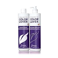 Framesi Color Lover Dynamic Blonde Purple Shampoo and Conditioner Set, 16.9 fl oz