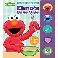 Sesame Street Elmo, Cookie Monster, and More! - Elmo’s Bake Sale - Scratch and Sniff Sound Book - Fun Sensory Experience - PI Kids Sesame Street Elmo, Cookie Monster, and More! - Elmo’s Bake Sale - Scratch and Sniff Sound Book - Fun Sensory Experience - PI Kids Board book